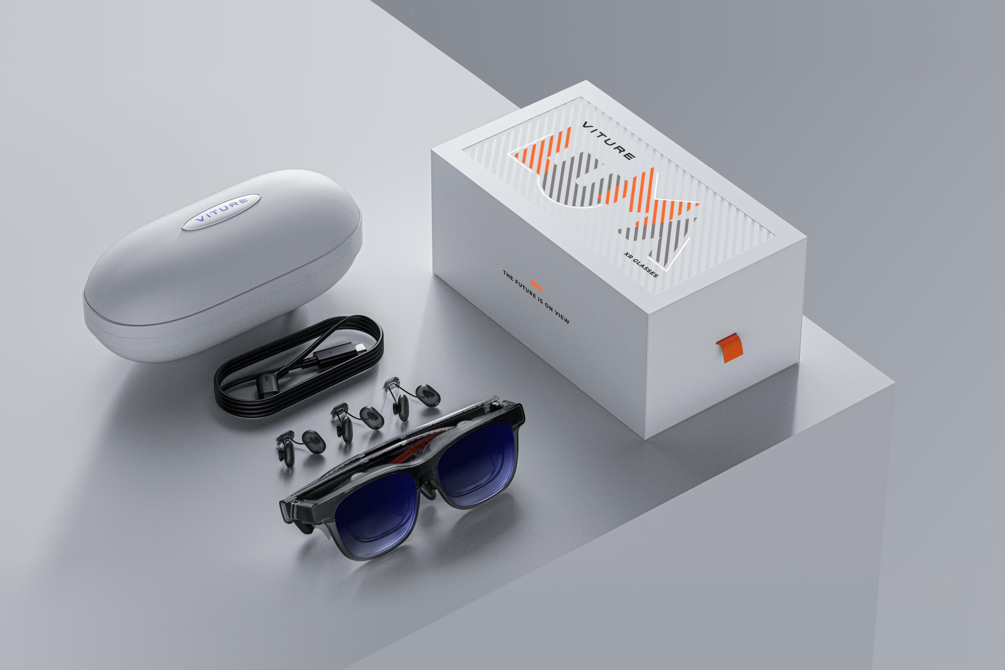 VITURE Luma Pro XR Glasses, Smart Glasses&mdash; 152&rdquo; Crystal-Clear 1200p Display, 1000 Nits Brightness, Works with iPhone 16/15, Android, Mac, PC, Switch 2, PS5 & Steam Deck
