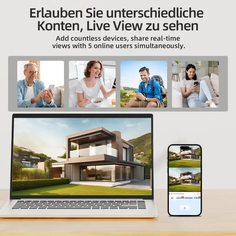 Cámara de seguridad WiFi Seckun Solar CCTV con foco, imagen nítida HD 1080P, PLR, detección de movimiento, visión nocturna a color, resistente al agua, color negro. Cámara de seguridad inalámbrica con doble lente, sin puntos ciegos, seguimiento automático