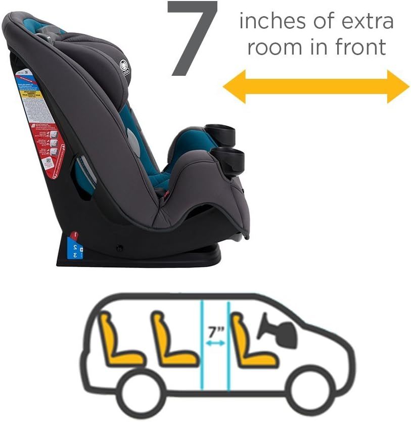 Safety1st Autoasiento Grow and Go 3 etapas, Harvest Moon, convertible, protección de impacto lateral, arnés de 5 puntos, tela lavable a máquina, apta para secadora con sistema latch y 2 portavasos.