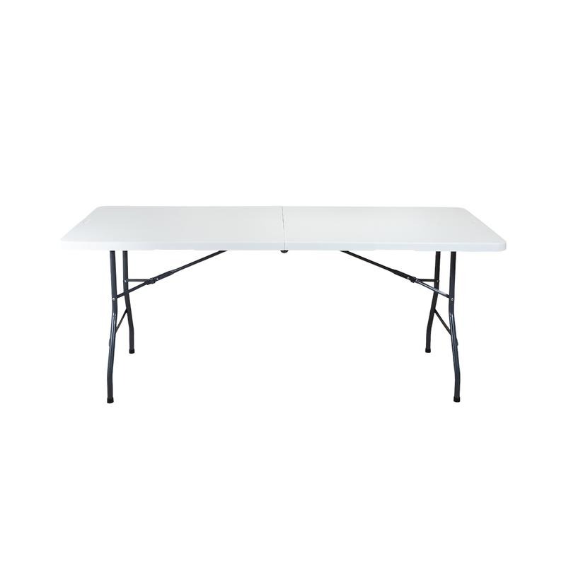 Mesa Plegable Blanca Tipo Portafolio 180 centimetros Bolzano( 🎁 Compra 1, Lleva 1 GRATIS)