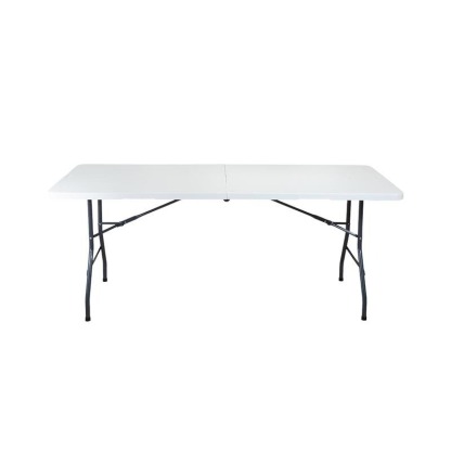 Mesa Plegable Blanca Tipo Portafolio 180 centimetros Bolzano( 🎁 Compra 1, Lleva 1 GRATIS)