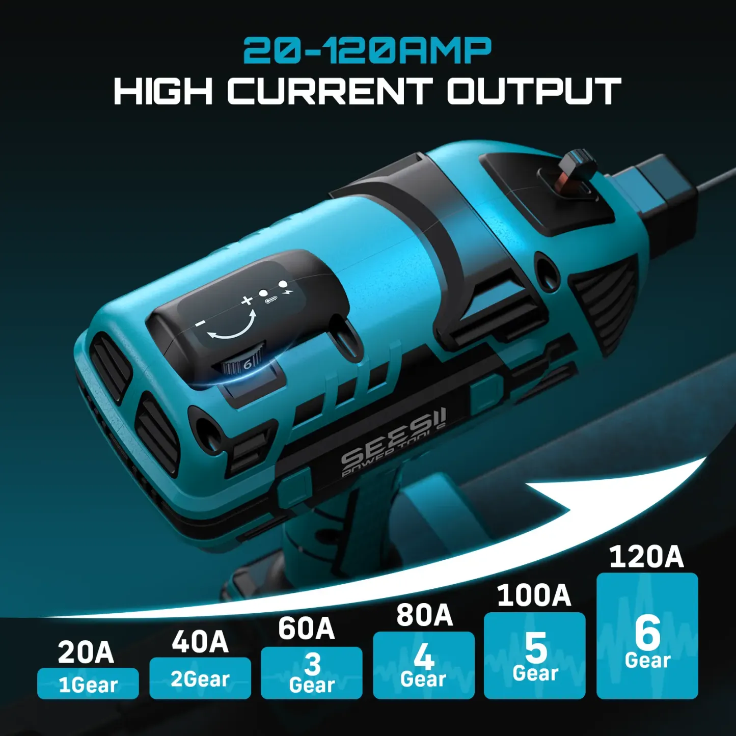 Soldadora portátil Seesii 110V 120A Máquina de soldadura por arco portátil