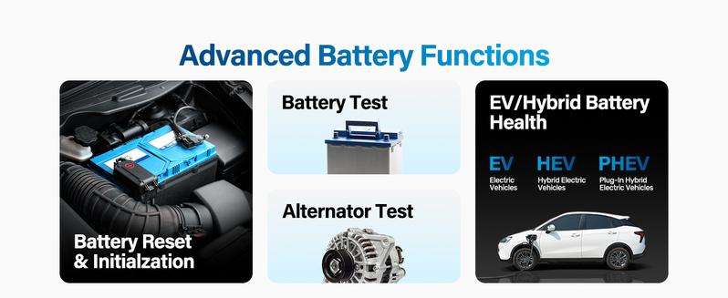 BLCKTEC 460T OBD2 Scanner with 12 Reset Services, scan Engine/ABS/SRS/Transmission, Oil/TPMS/EPB/SAS/DPF Reset, ABS Bleeding, Auto VIN, Free updates