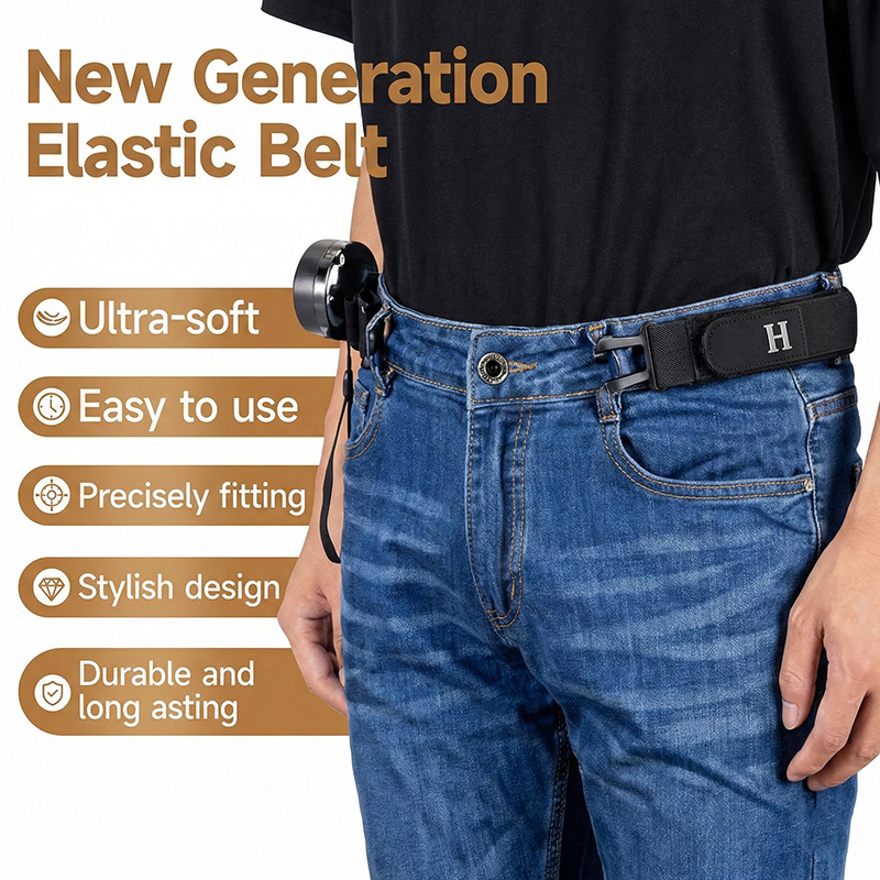 Unisex Buckleless Belt Hook Tactical Waist – Pack Of 2