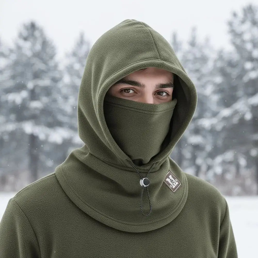 Fleece Double Layer Integrated Hat