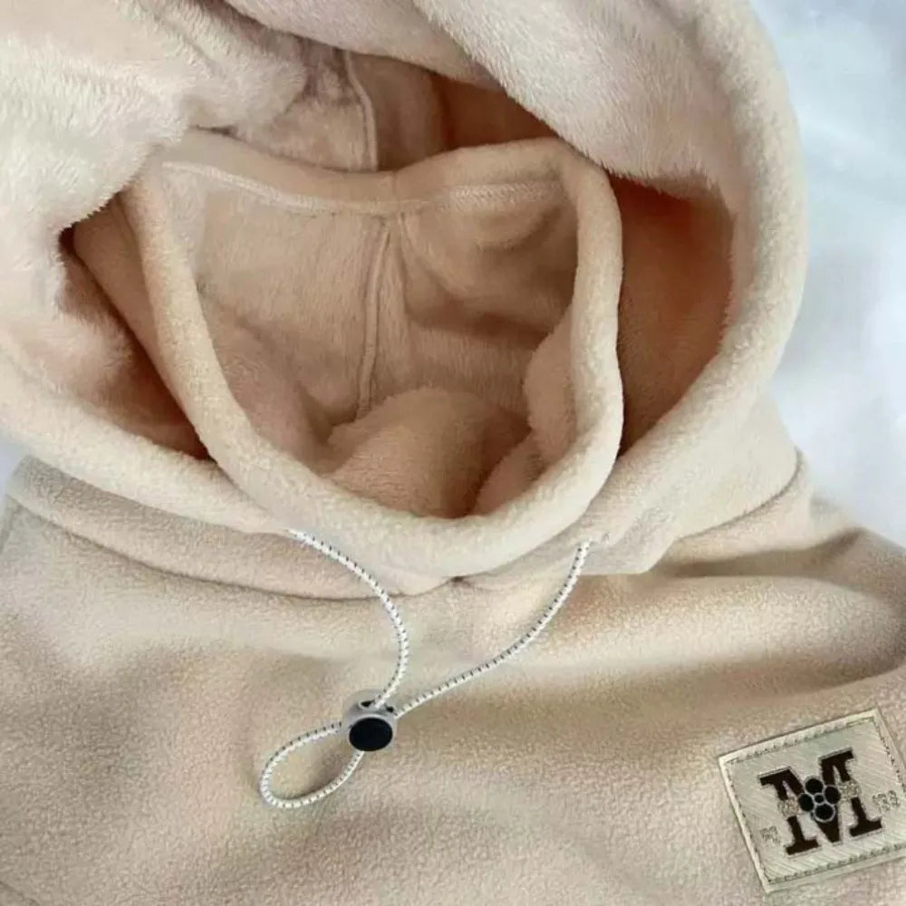 Fleece Double Layer Integrated Hat