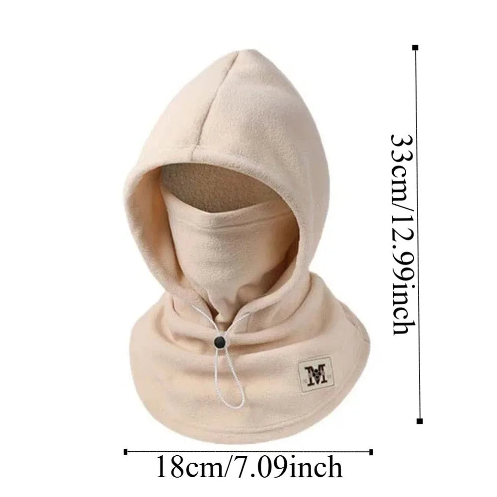Fleece Double Layer Integrated Hat