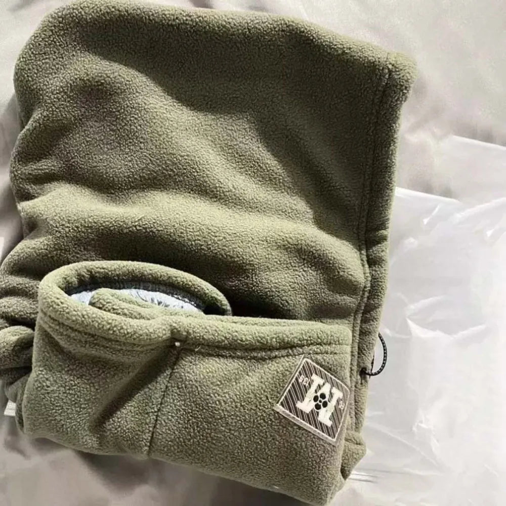 Fleece Double Layer Integrated Hat