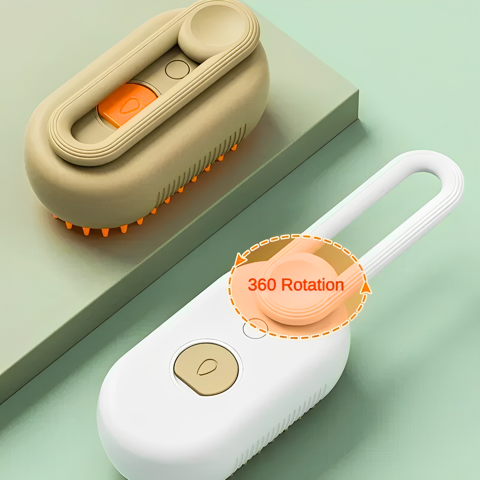 dog steam brush for deshedding