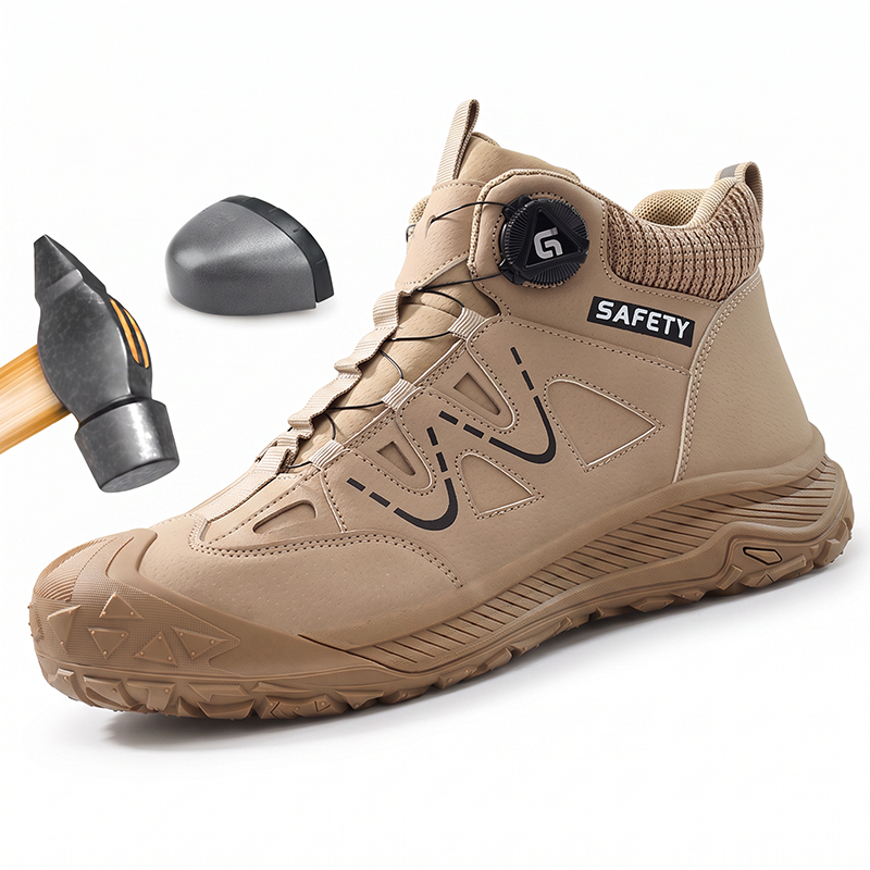Lightweight Anti-smash Anti-puncture Breathable Insulated Safety Work Shoes With Steel Plate
