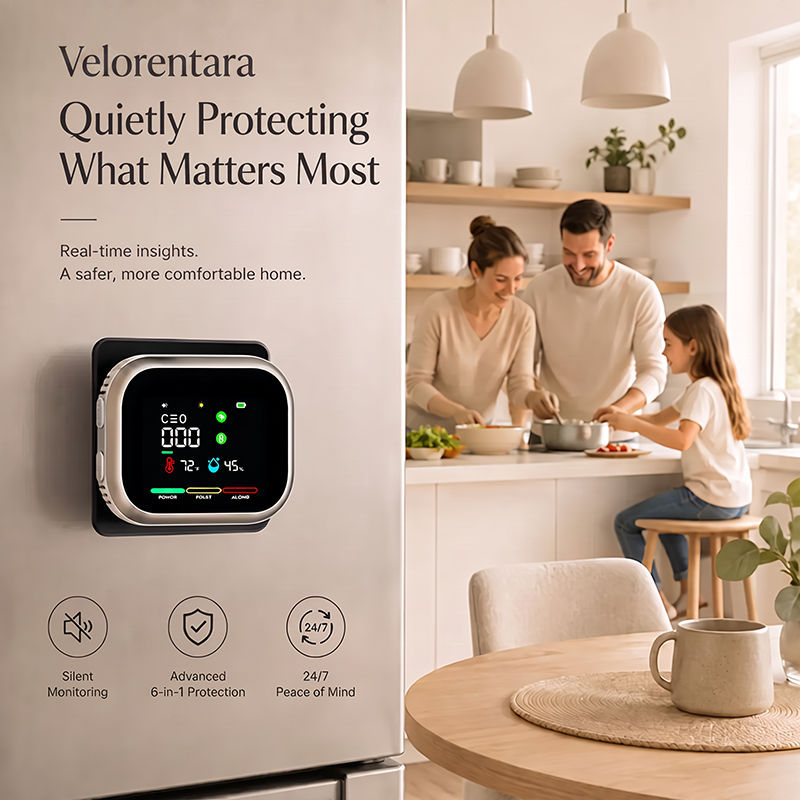 6-in-1 Smart Home Safety Detector