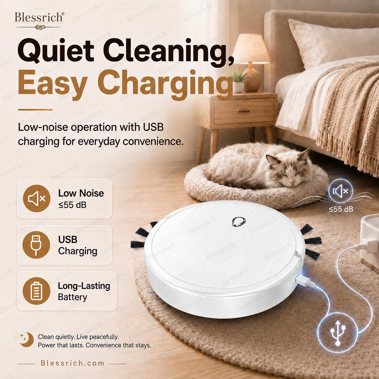 🔥 LAST DAY: 50% OFF 3-in-1 Robot Vacuum Cleaner