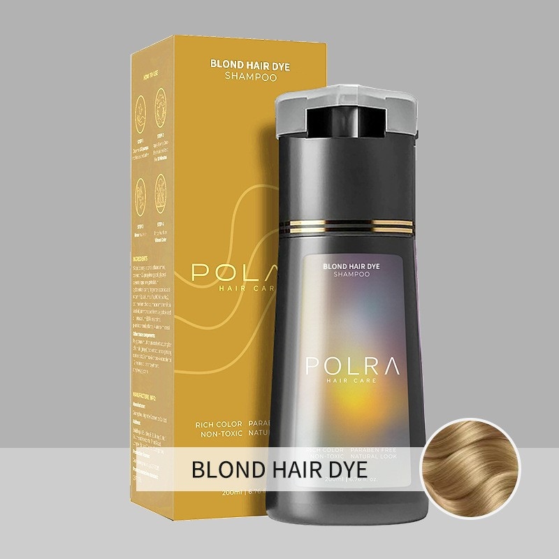 Instant Dye Shampoo | Jet Black Hair Dye Color Shampoo For Gray Coverage