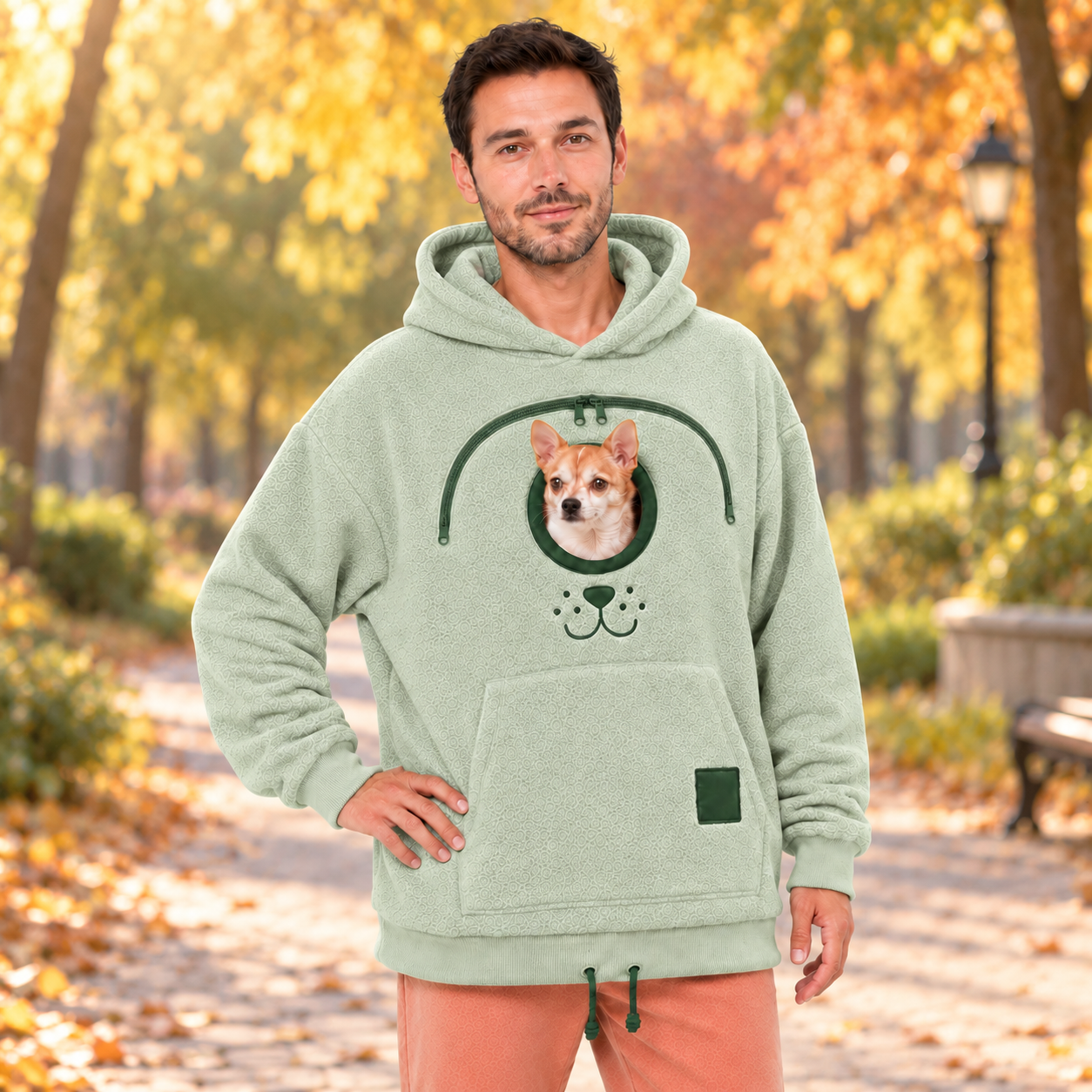❤️🐾 Pet Snuggle Hoodie – The Coziest Way to Keep Them Close
