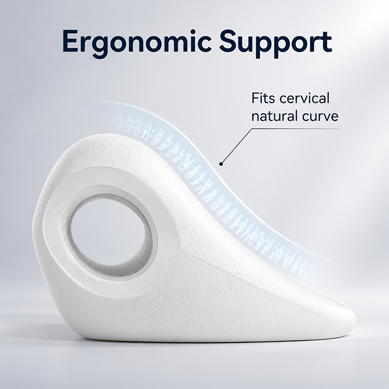 📢📢50% Off !! ⏰u-shaped Cervical Massage Pillow with Acupressure Relief
