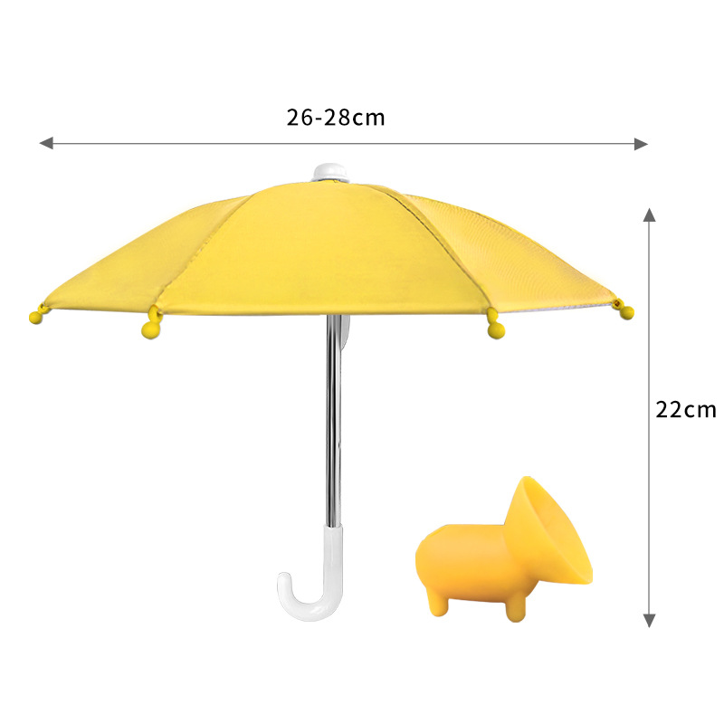 Phone Umbrella Suction Cup Stand for Sun
