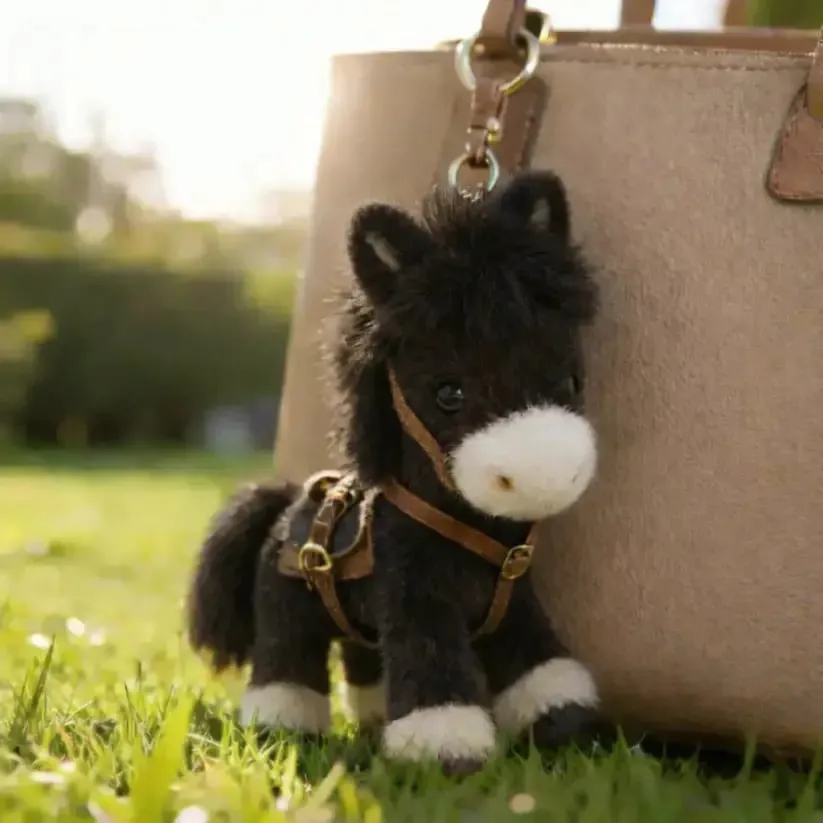 Ponytata Plush Pony Bag Charm and Keychain