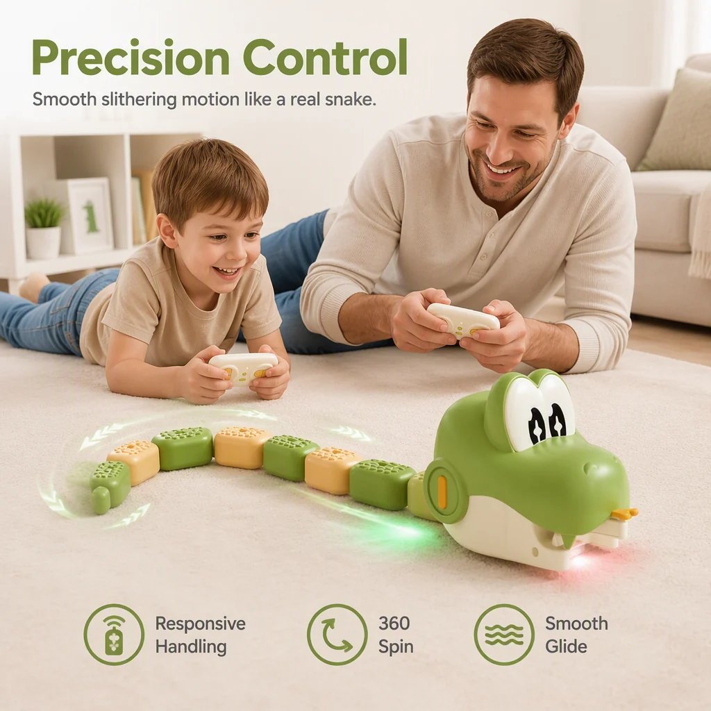 Remote controller for RC battle snake toy