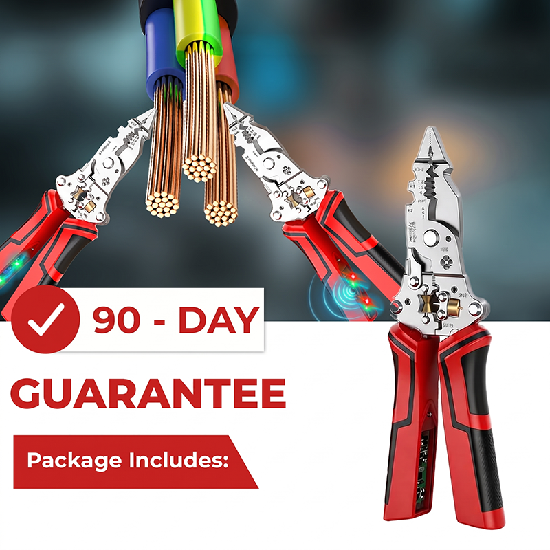 16-in-1 Wire Stripper & Twister Pliers with Voltage Tester