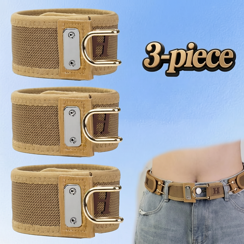 Unisex Buckleless Belt Hook Tactical Waist – Pack of 3