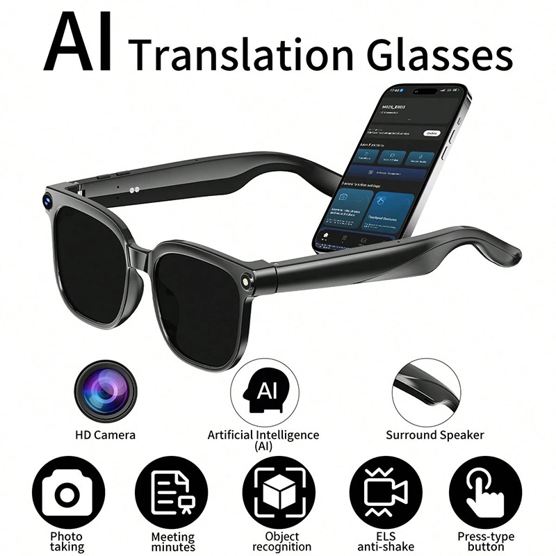 AI Bluetooth Smart Photochromic Sunglasses