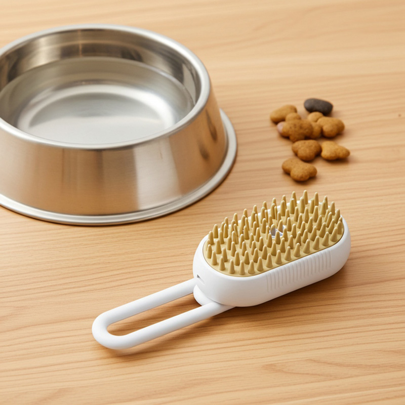 3-in-1 Electric Pet Steam Brush