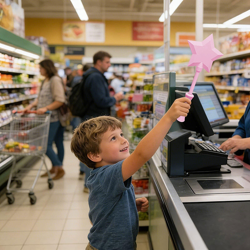 3D Printed Tap to Pay Wand, Contactless Payment Card Holder, Suitable Scenarios for Card Payment