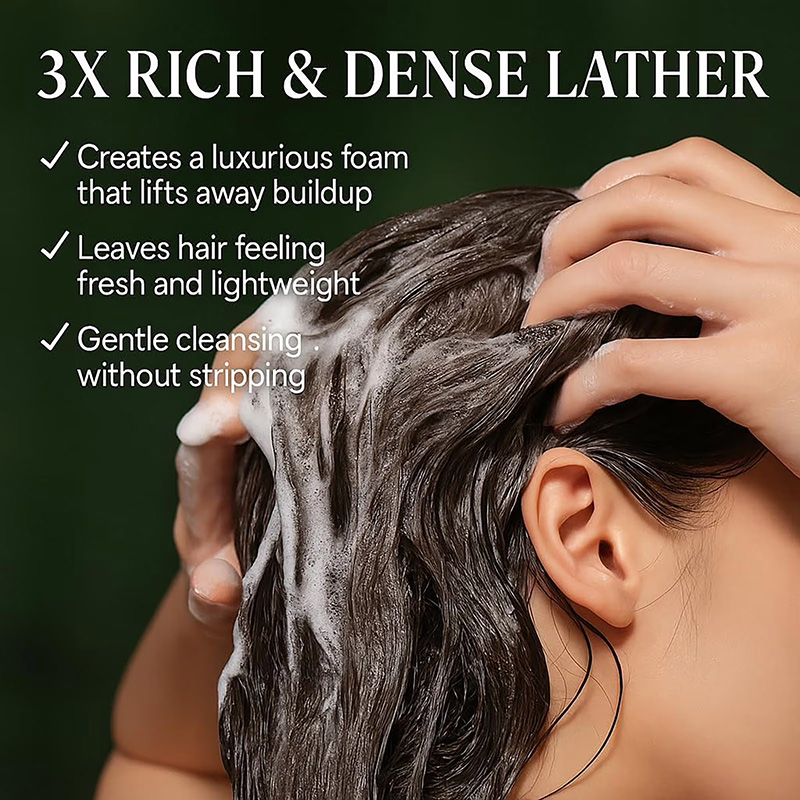 Natural Plant Based Triangle Shampoo Bar Anti Dandruff Hair Strengthening Soap