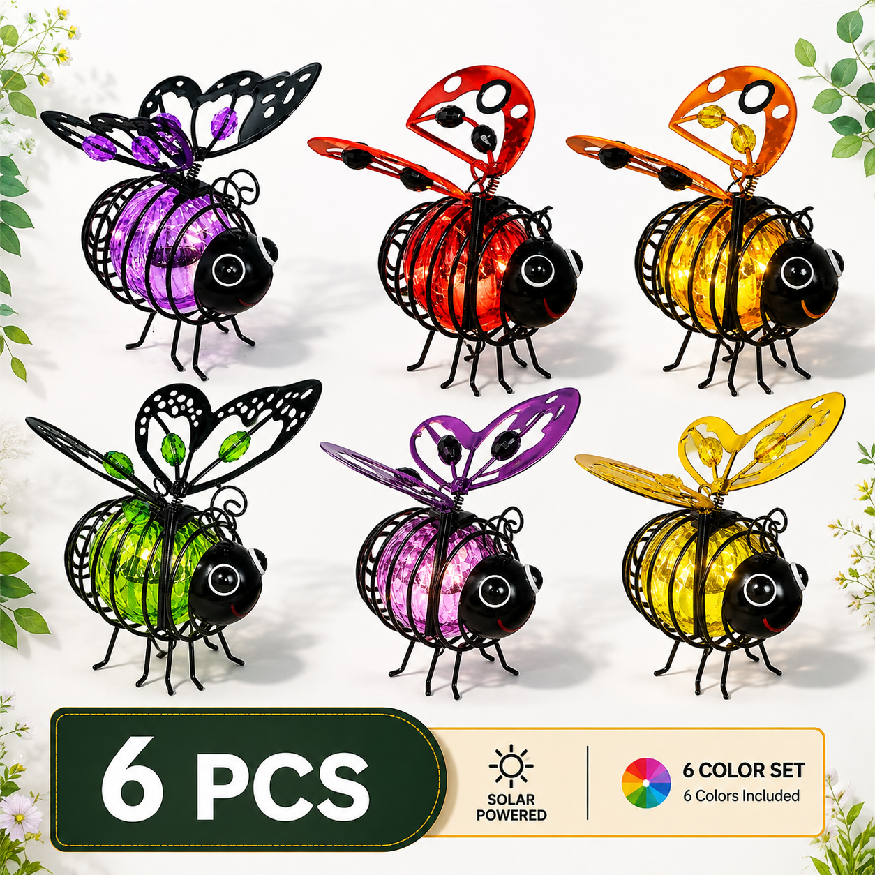 🌙🍃LIMITED-TIME 50% OFF! Hanging Solar Bee Light for Garden Parties, Camping, or Kids’ Rooms