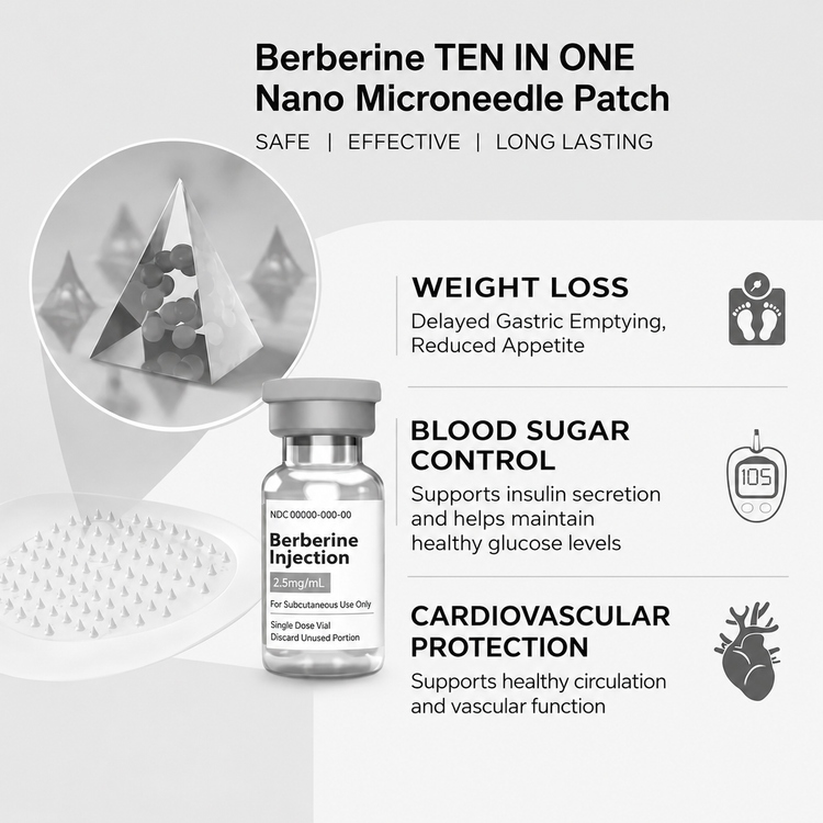 Velorentara Berberine TEN IN ONE Nano Microneedle Patch