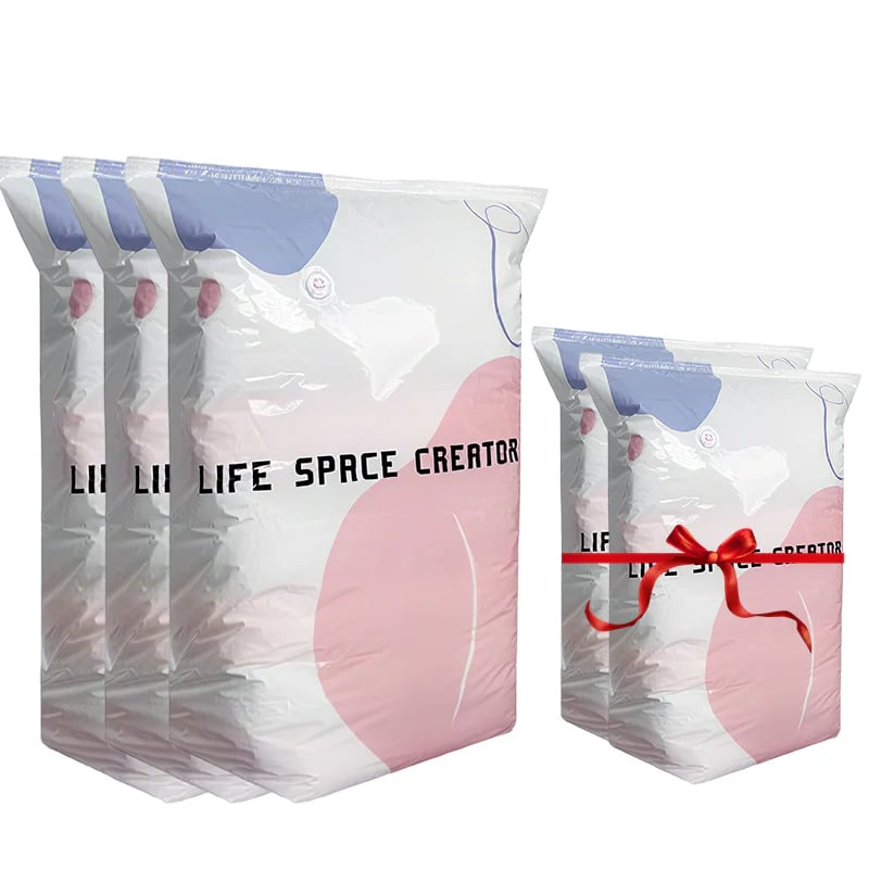 No-pump Large Vacuum Storage Compression Bags