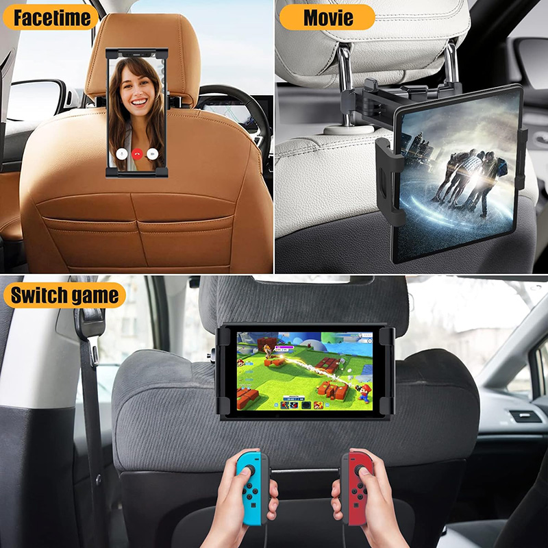 🔥2026 Hot Sale🔥3-in-1 Car Headrest Tablet Holde