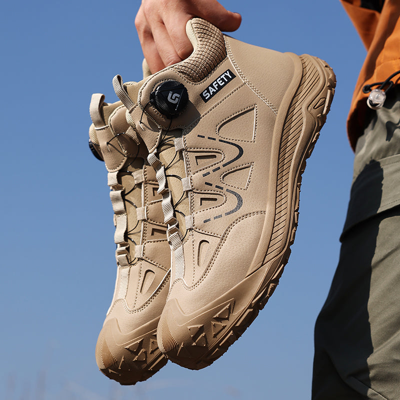 Lightweight Anti-smash Anti-puncture Breathable Insulated Safety Work Shoes With Steel Plate