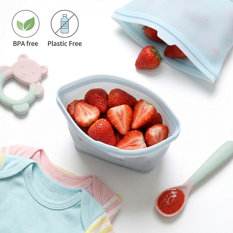 Reusable Silicone Food Storage Bags