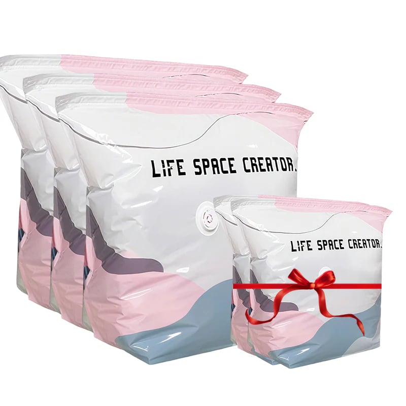 No-pump Large Vacuum Storage Compression Bags