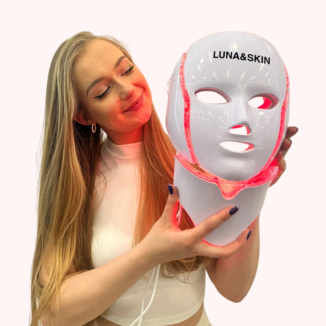 LED & Microcurrent Mask for Lifting Jowls, Cheeks, and Lower Face