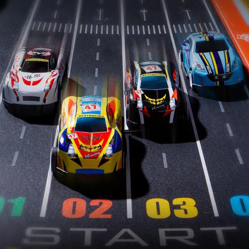 48 Mini Pull-back Cars with Built-in Garage Set