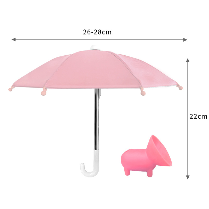 Phone Umbrella Suction Cup Stand for Sun