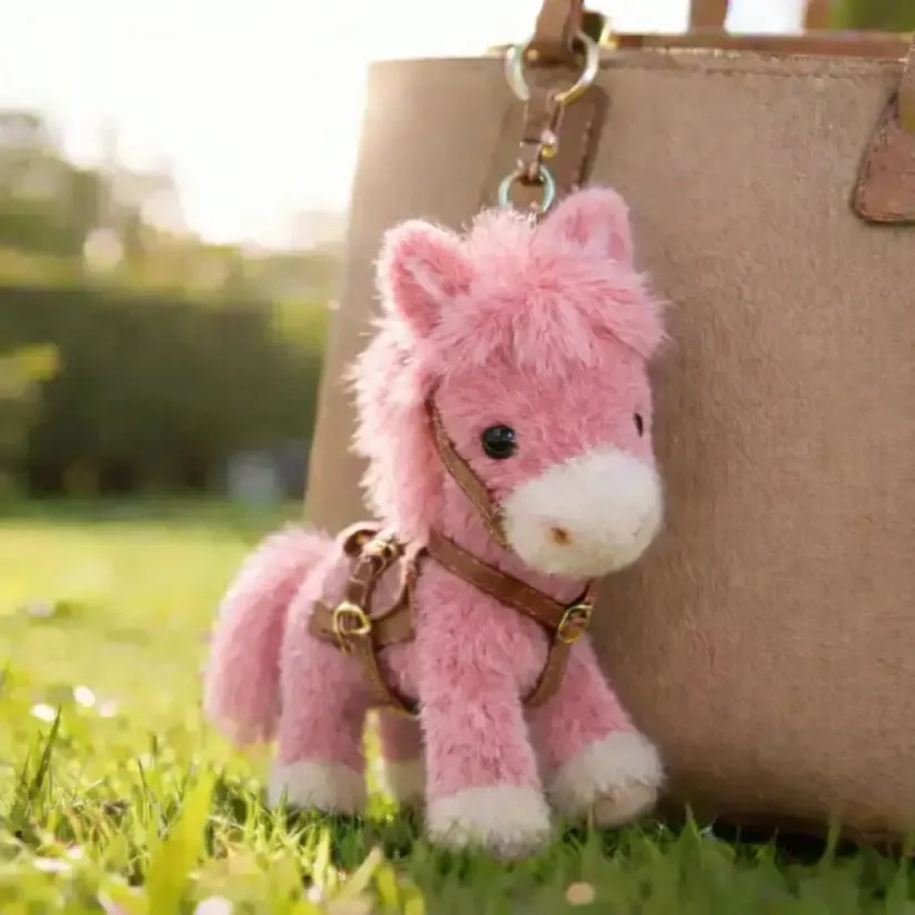 Ponytata Plush Pony Bag Charm and Keychain