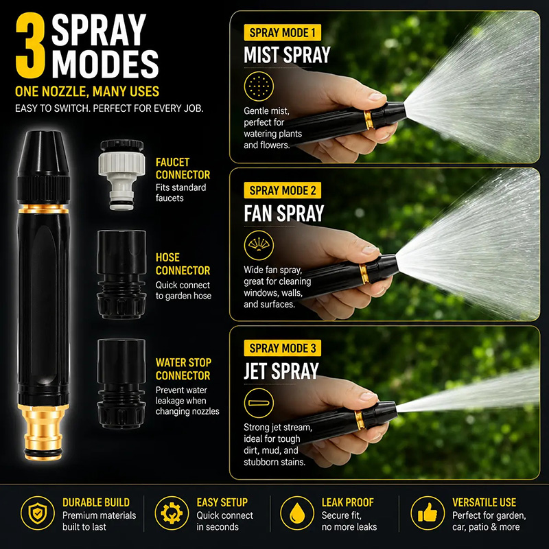 Home High-pressure Car Wash Water Gun