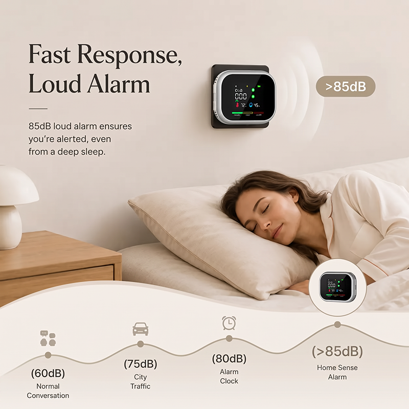 6-in-1 Smart Home Safety Detector