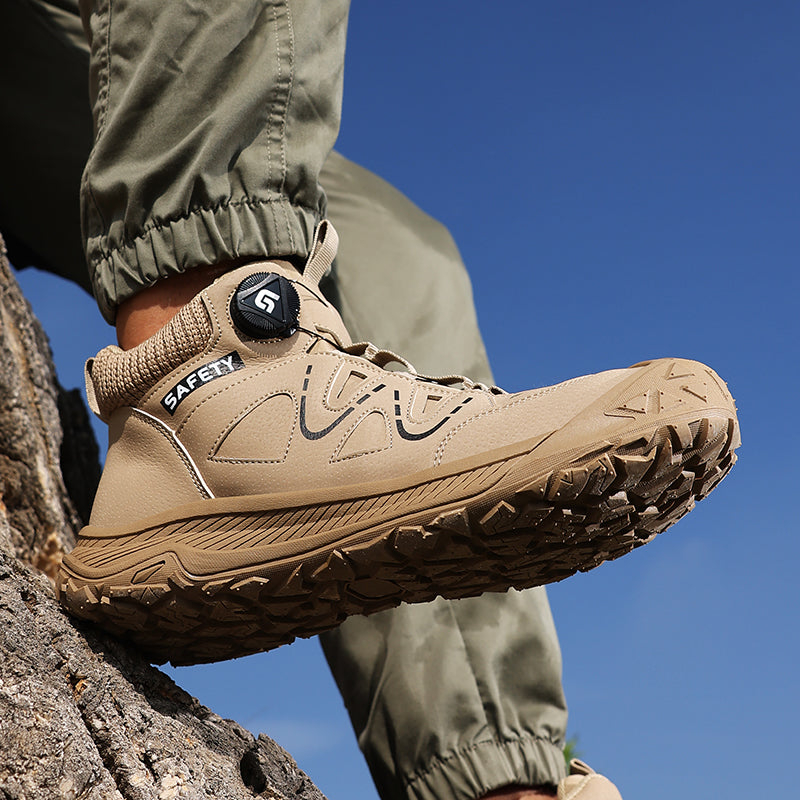 Lightweight Anti-smash Anti-puncture Breathable Insulated Safety Work Shoes With Steel Plate