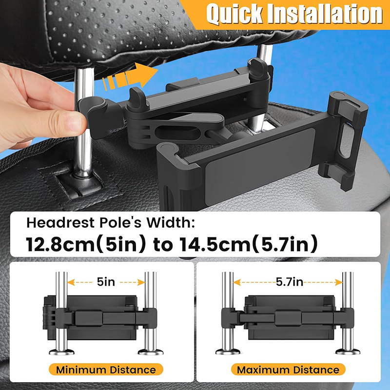 🔥2026 Hot Sale🔥3-in-1 Car Headrest Tablet Holde