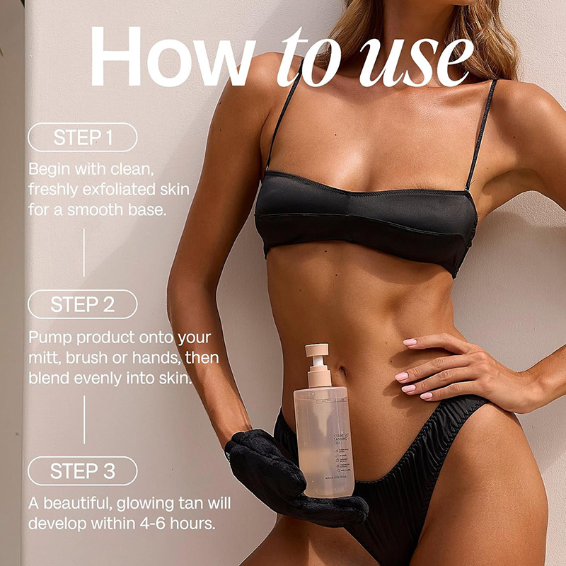 ☀️Clear Self Tanning Gel--sunless Tanning, Whole Body, Tropical Scent