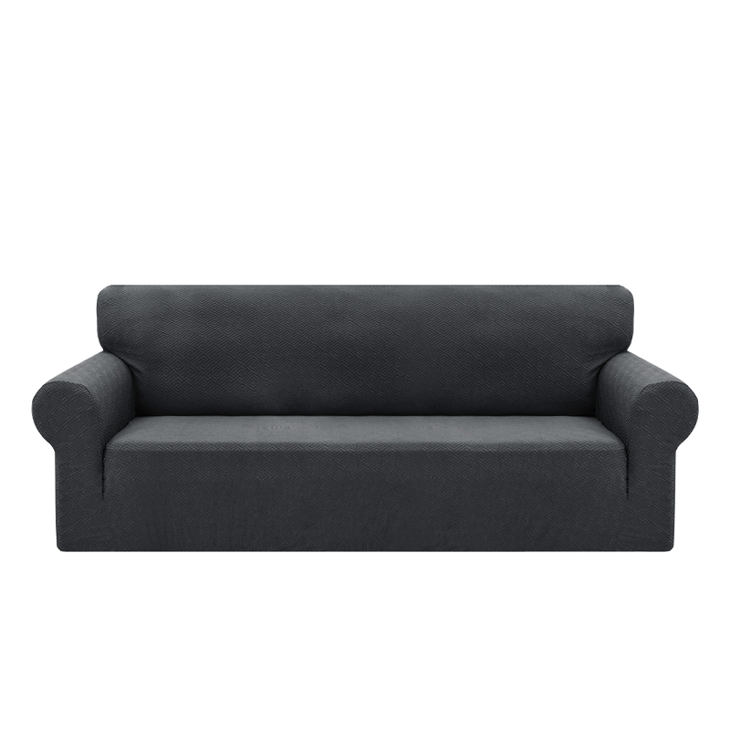 High Stretch Jacquard Sofa Cover with Non-slip Straps