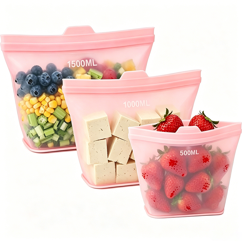 Reusable Silicone Food Storage Bags