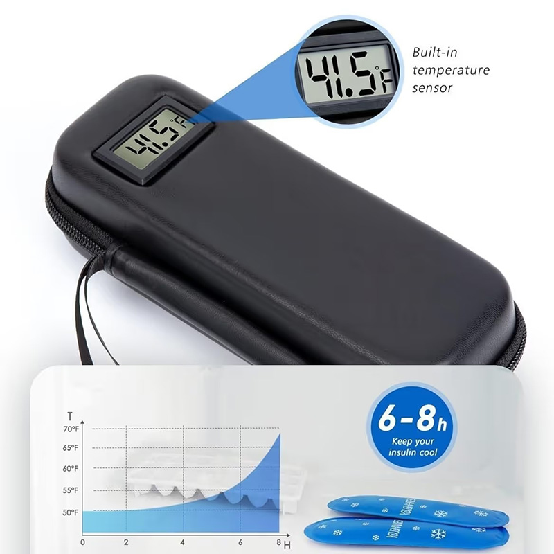 Insulin Cooler Travel Case with Temperature Display