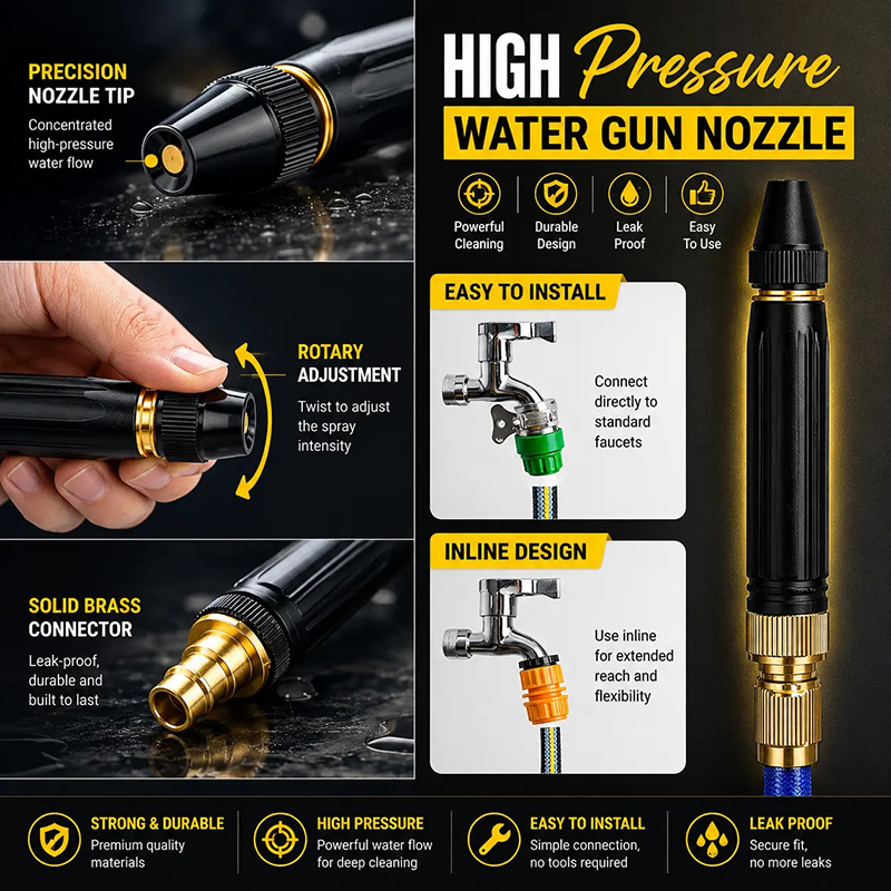 Home High-pressure Car Wash Water Gun