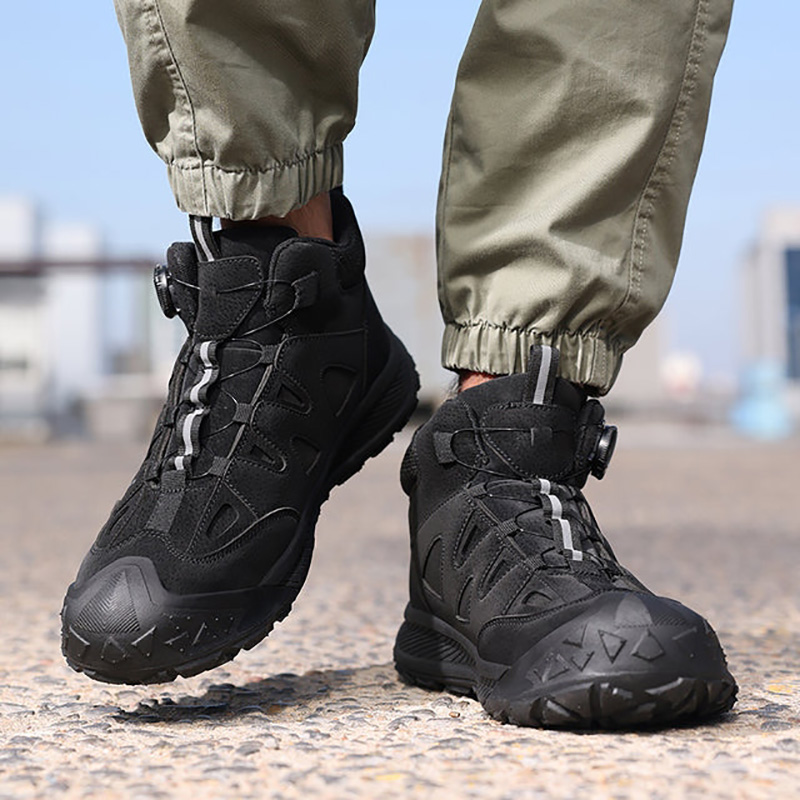 Lightweight Anti-smash Anti-puncture Breathable Insulated Safety Work Shoes With Steel Plate