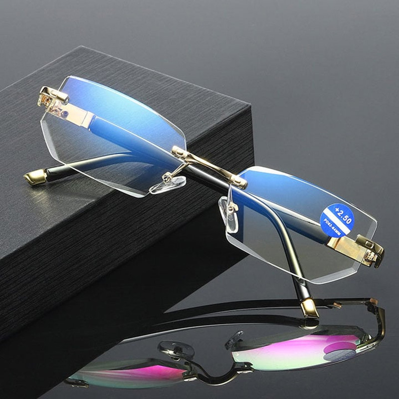2026 New Sapphire High Hardness Anti Blue Light Reading Glasses